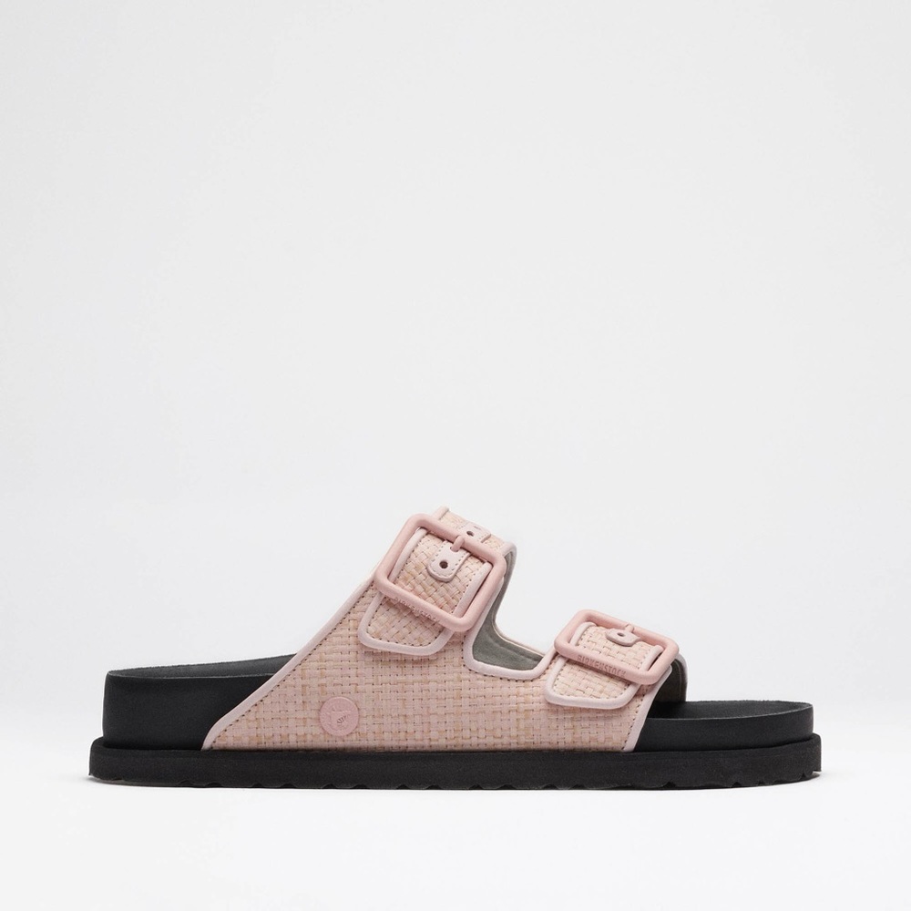 Birkenstock 1774 Arizona Luxe Raffia Sandals